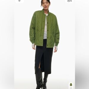 Wilfred Quilted Bomber Jacket